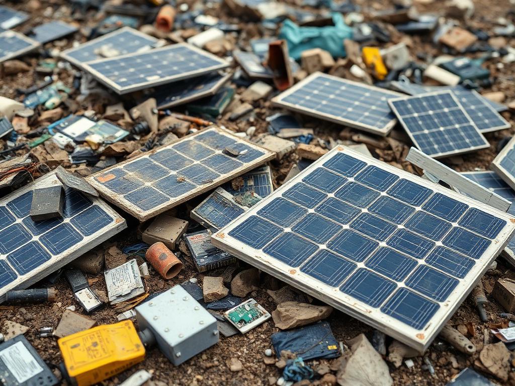 End-of-life solar panel disposal challenges